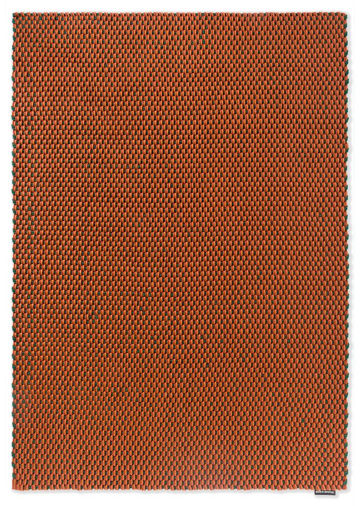 Tapis d’extérieur Dentelle Tricolore Terre/Rouille/Gris