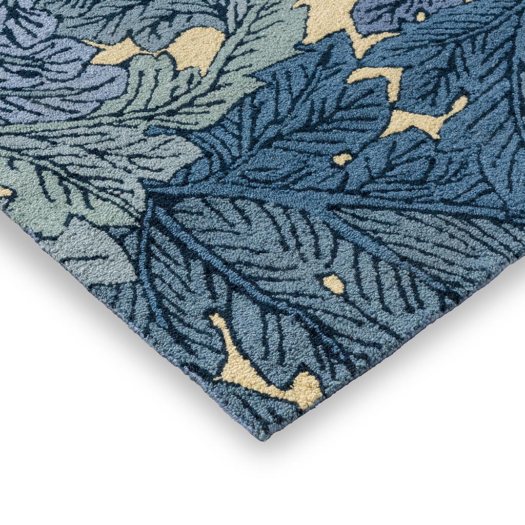 Tapis Acanthe Indigo Extérieur