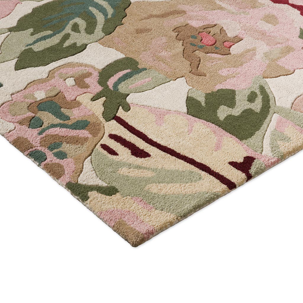 Rose & Peony Red Tapis | Taille: 170 × 240 cm