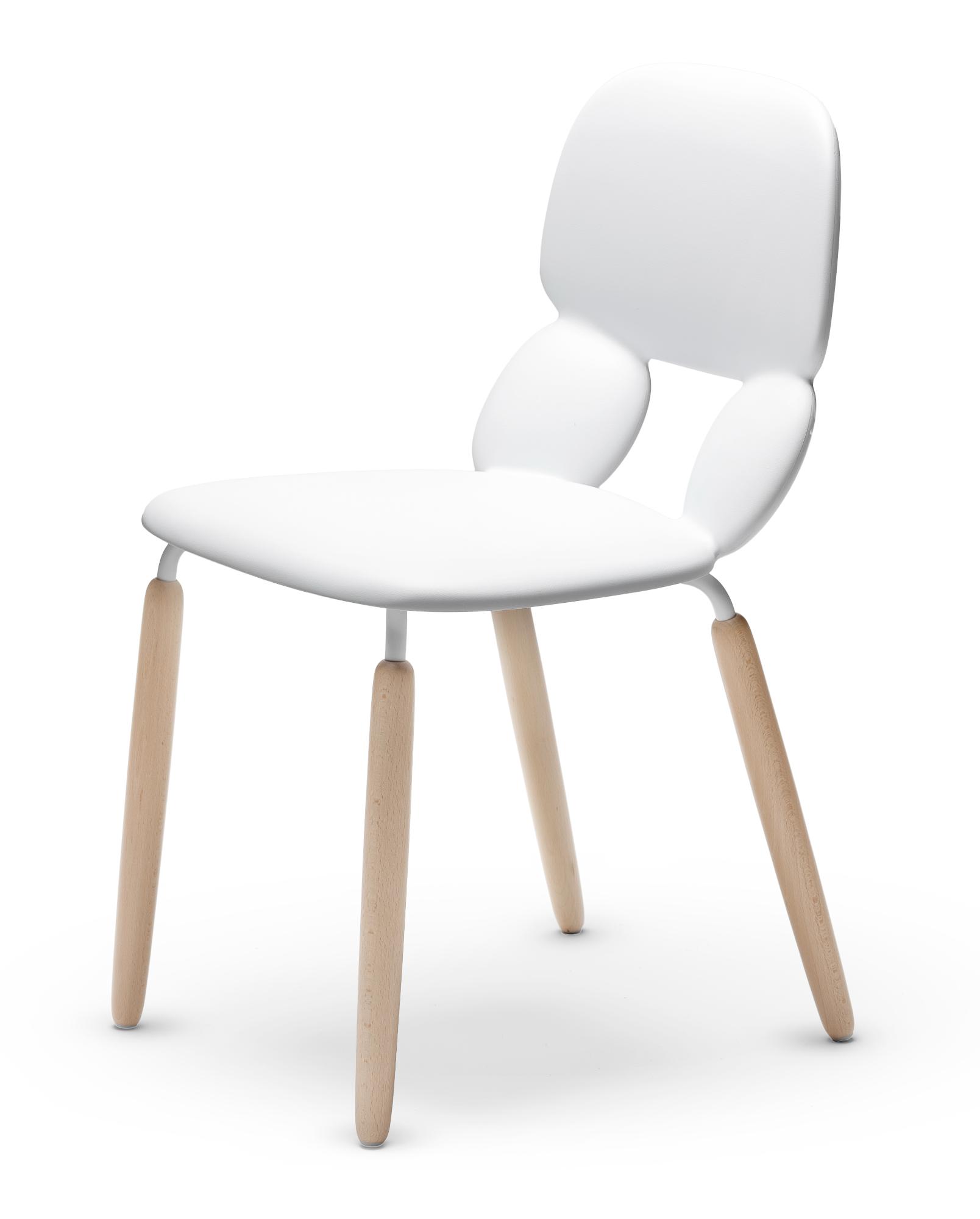 Chaise Nube W Blanche