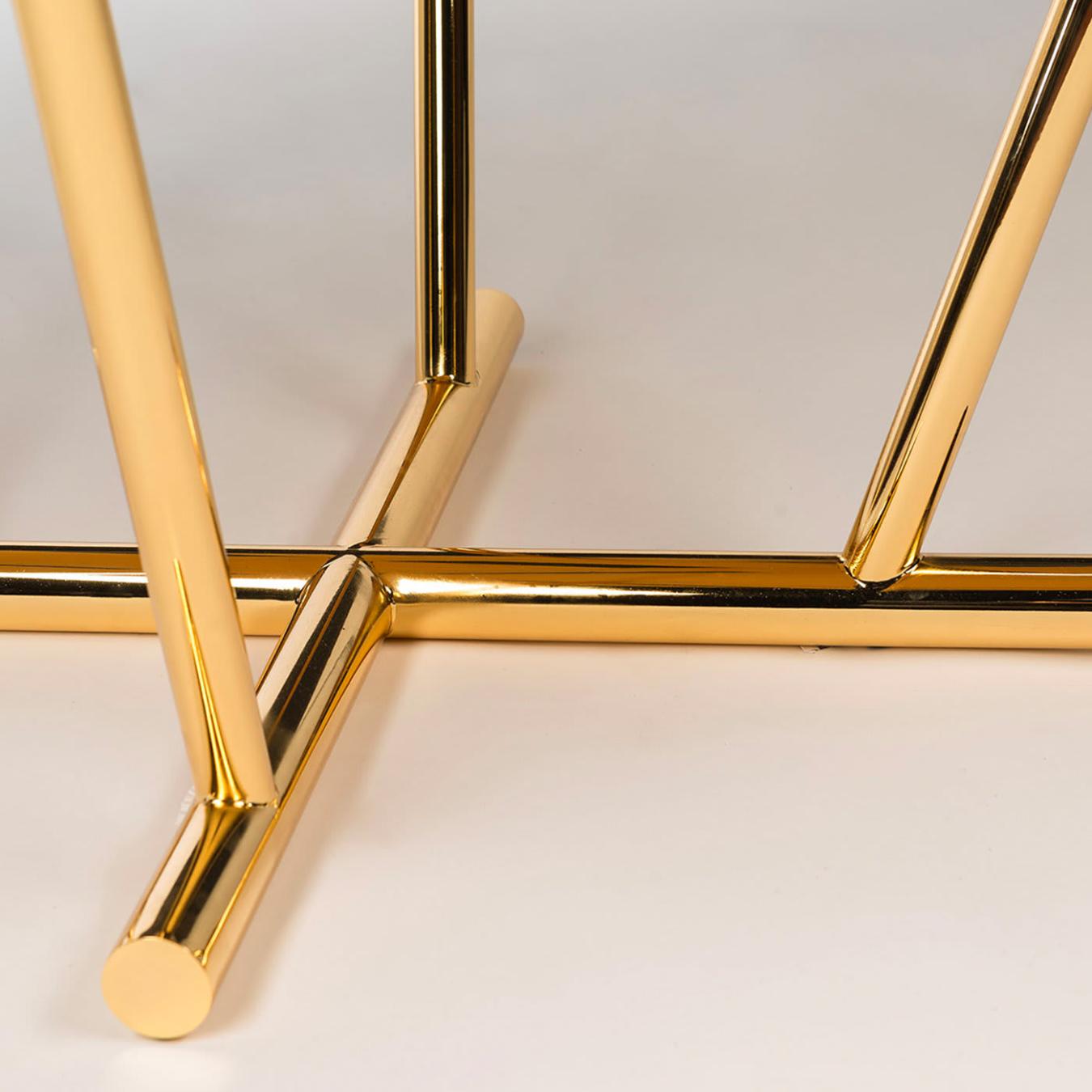 Table de salle à manger ronde en verre Piet