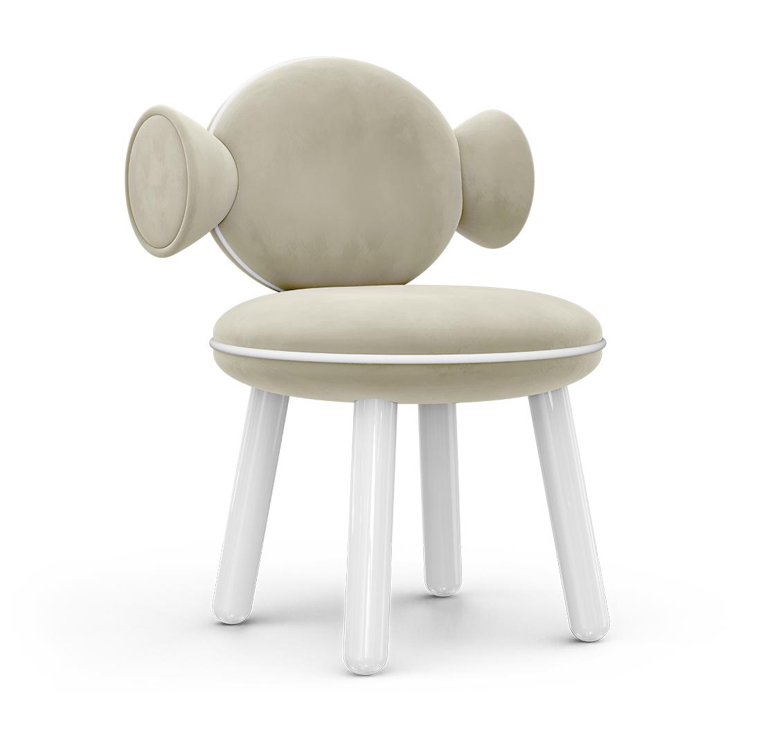 Chaise enfant Bonbon Lait
