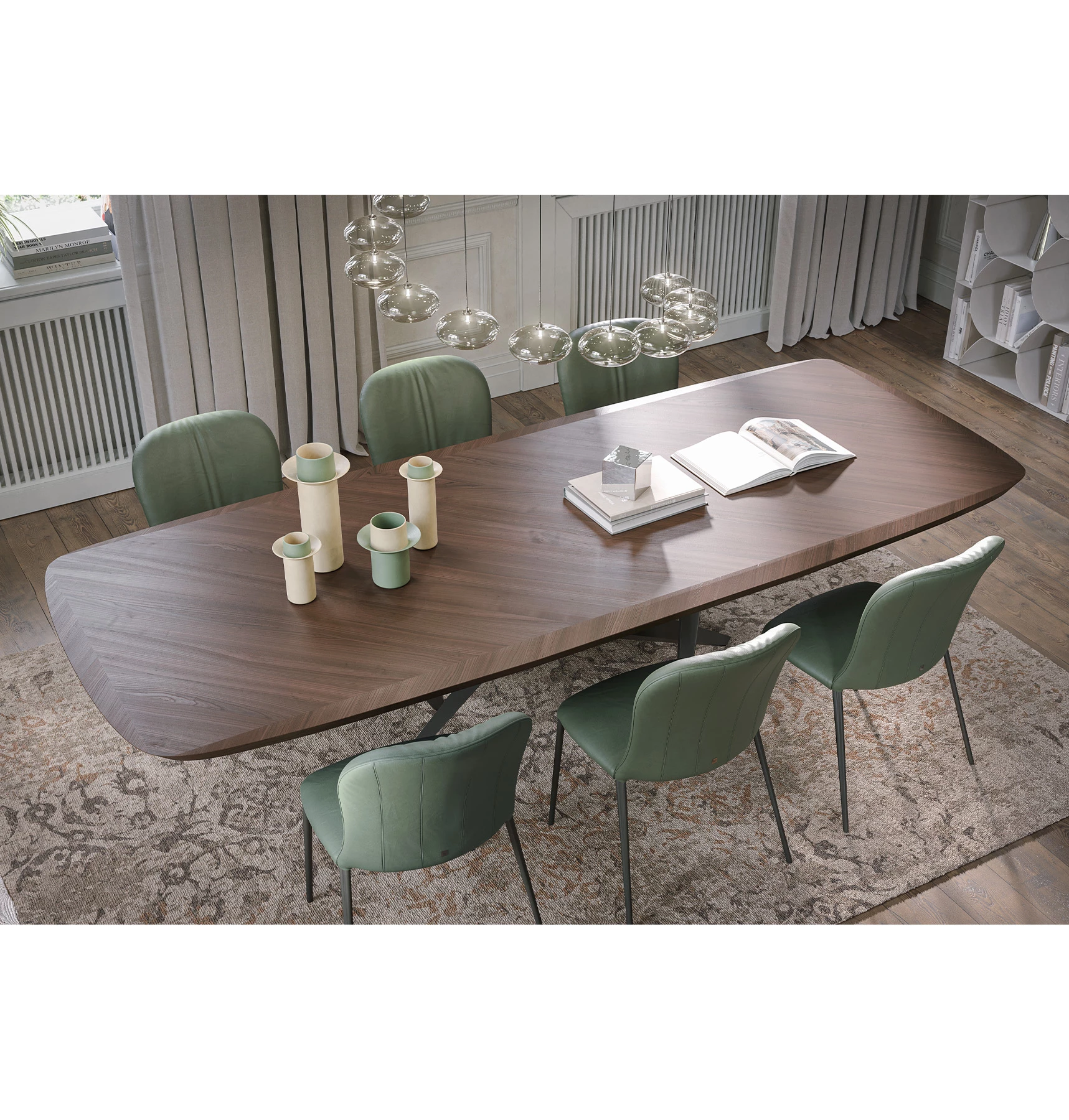 Table Thunder en bois soyeux