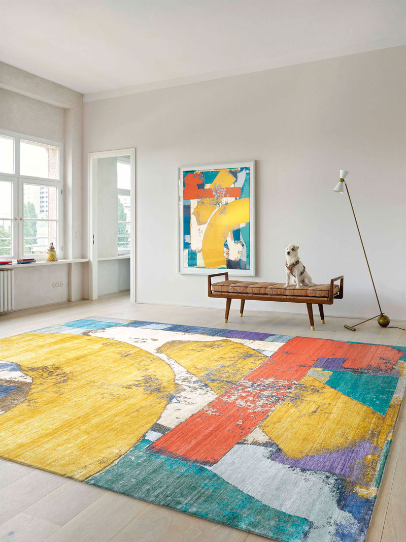 Tapis tissé main Rimini