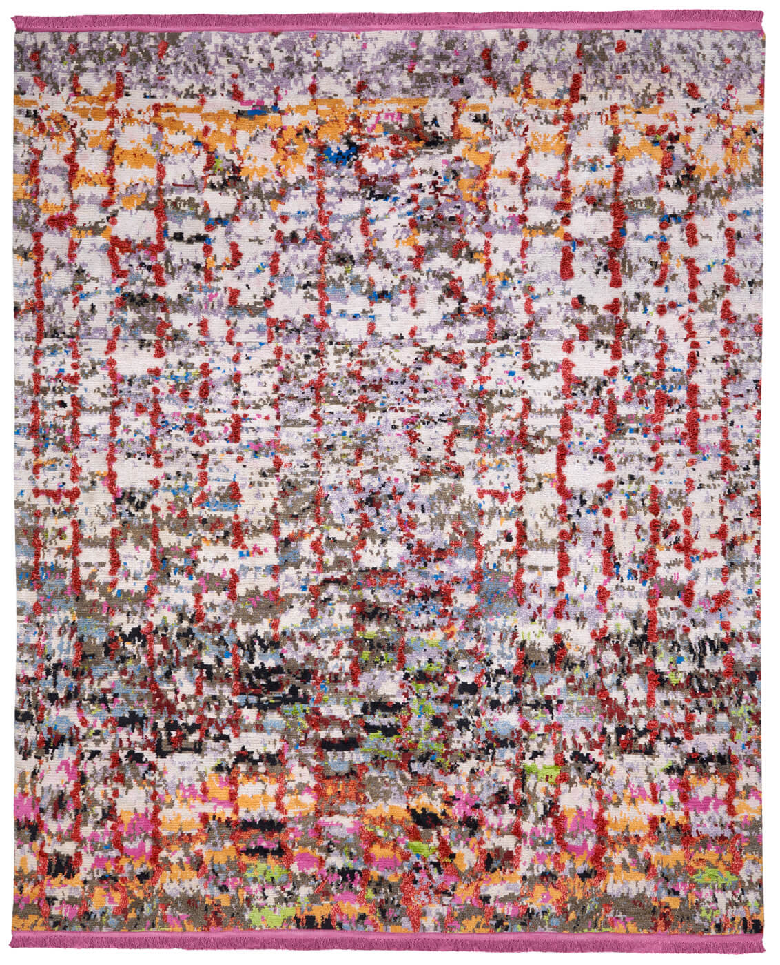 Tapis Trame Perdue 5 Rouge