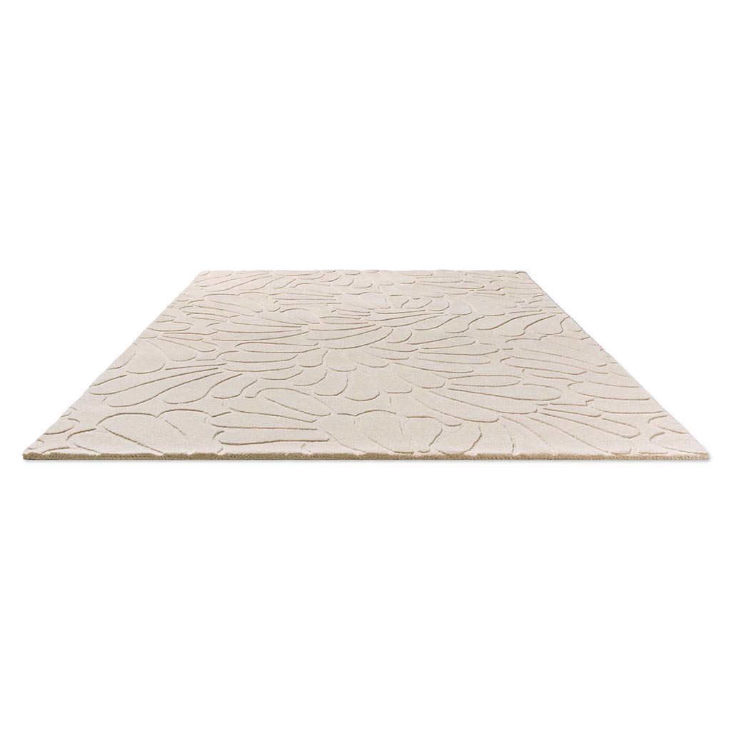 Tapis Pétales Coleby Crème Ivoire