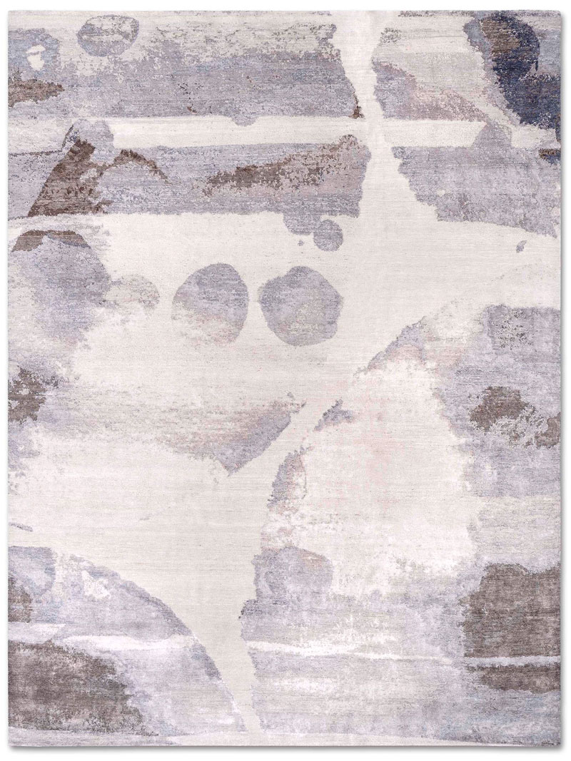 Tapis fait main de luxe Splash Galileo