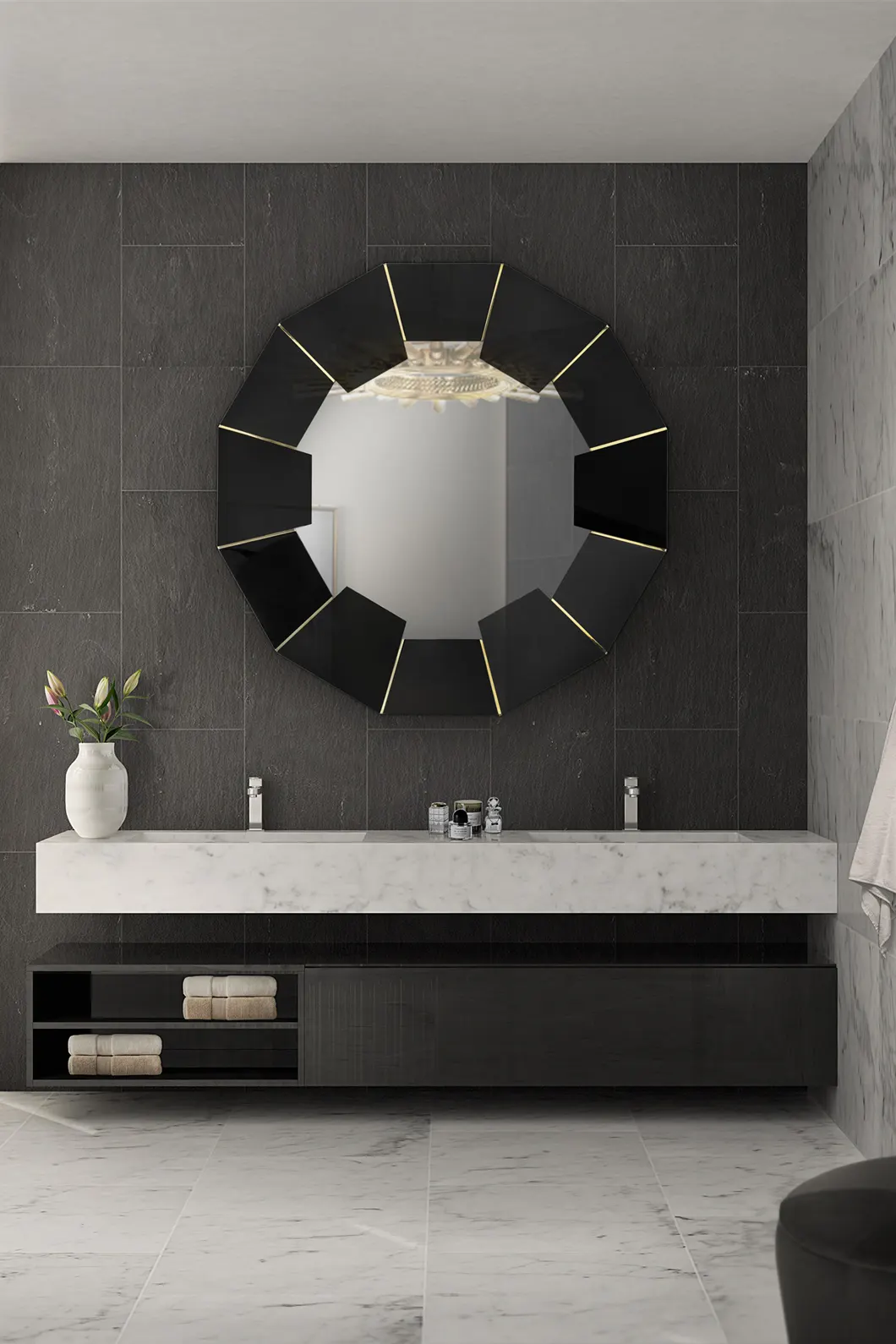 Miroir Radiance Noir - 2