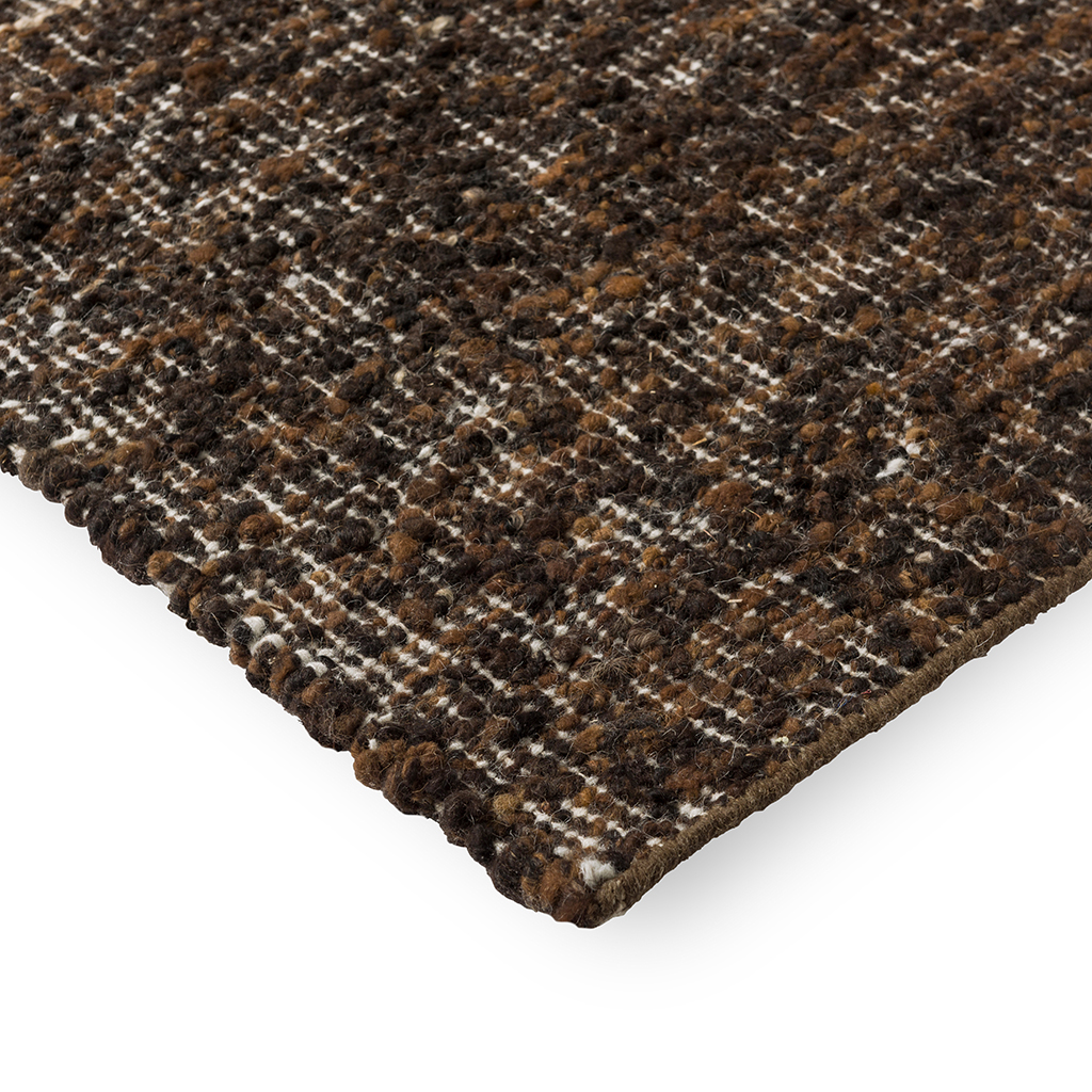 Tapis Artisan Fondement Chocolat/Crème