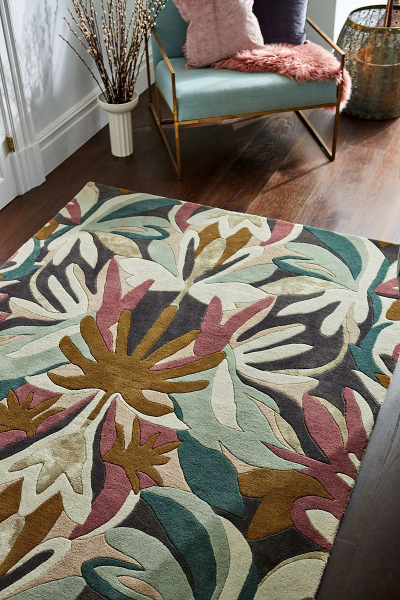 Tapis Melora Positano / Succulent / Or