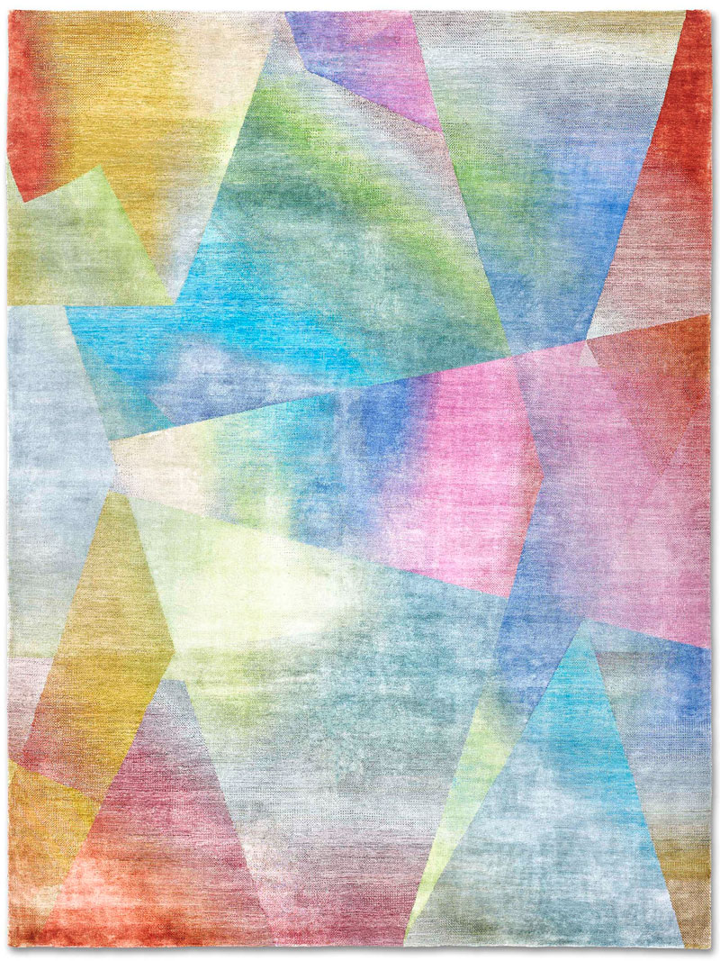 Tapis noué main de luxe Crystal