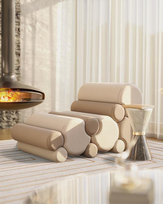 Fauteuil Lounge Akira - 1