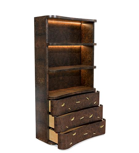 Bibliothèque Design en Bois