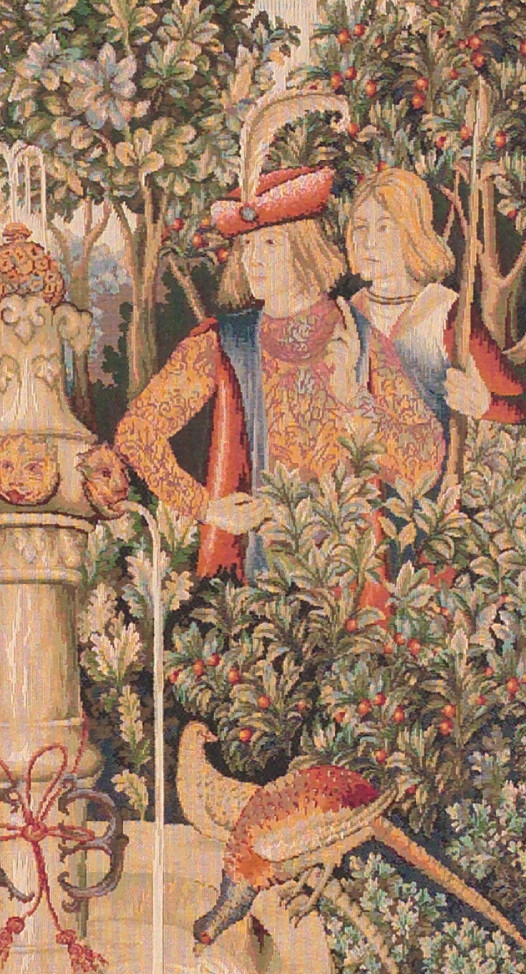 Tapisserie Licorne à la Fontaine