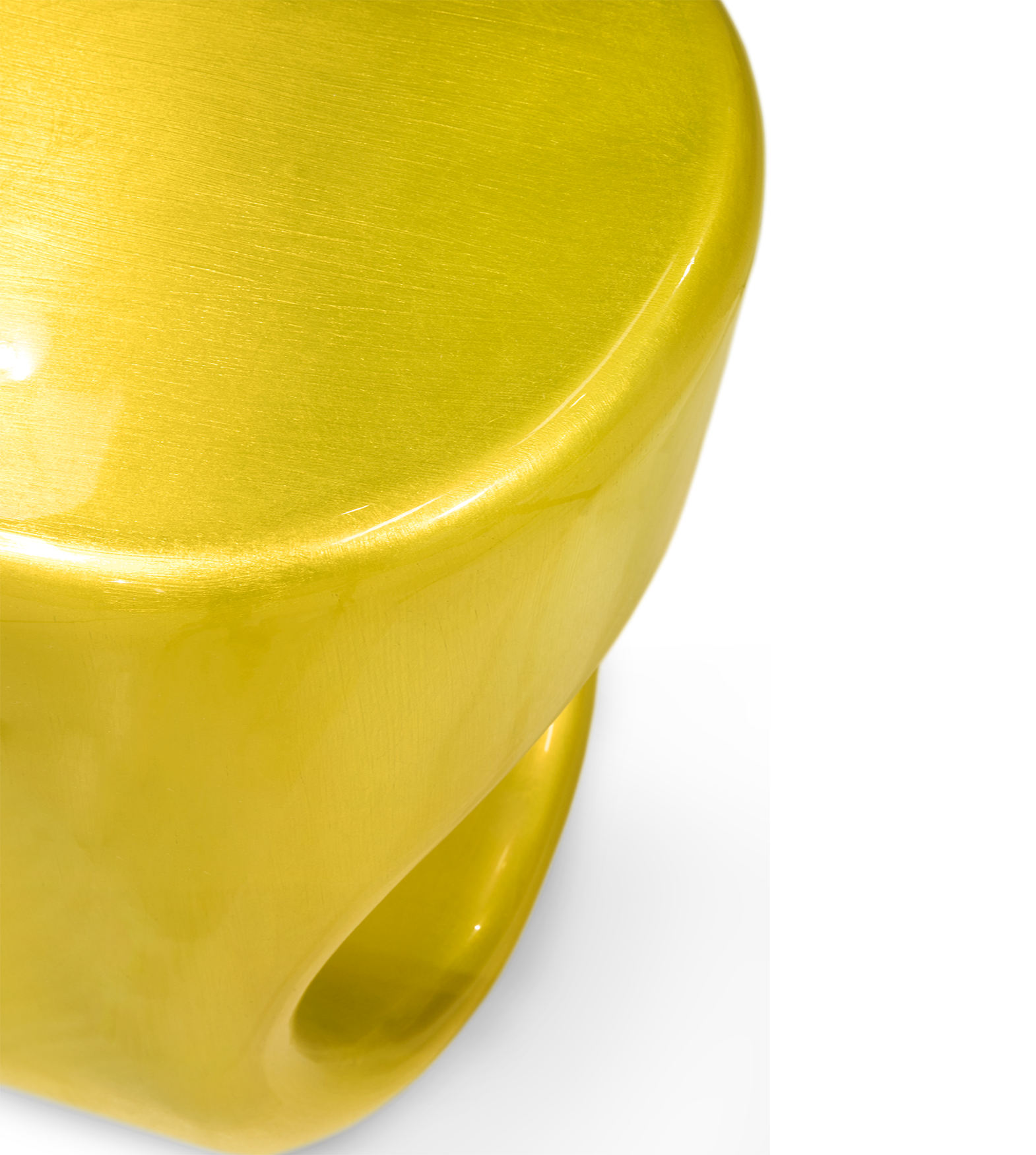 Tabouret Tectonique Citrine