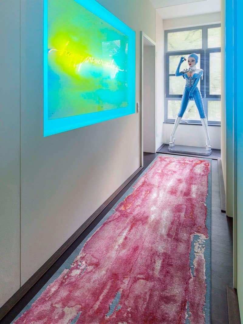 Tapis noué main de luxe Mono