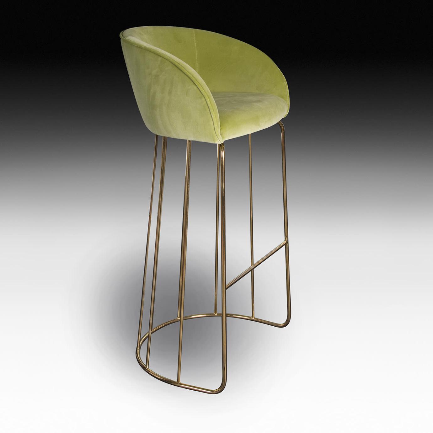Tabouret de bar Louise vert