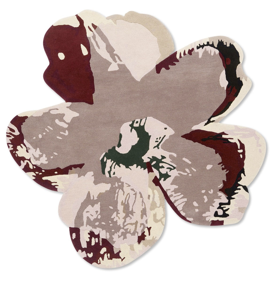 Tapis en forme Magnolia Bourgogne