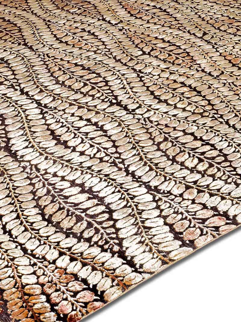 Tapis Albert No. 02 Original sur Fond Violet Foncé | Taille: 274 x 365 cm