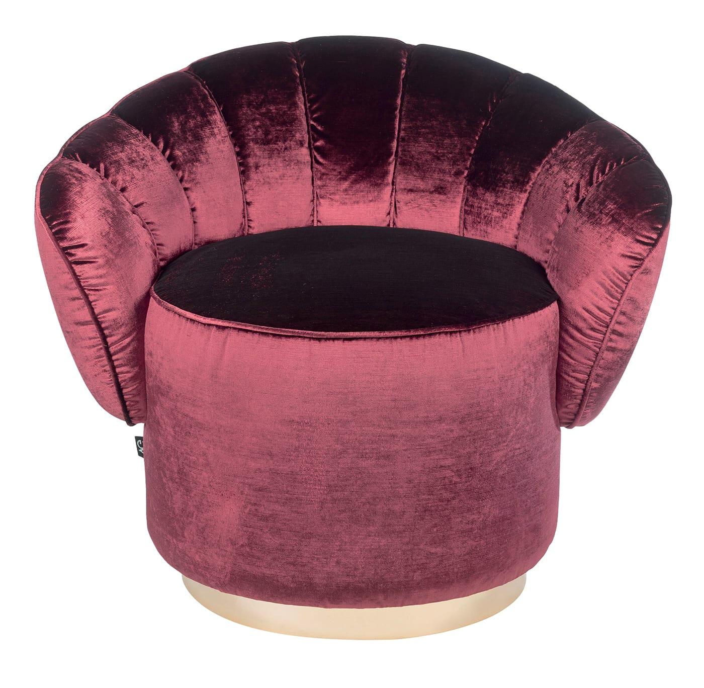 Fauteuil Kidman bordeaux