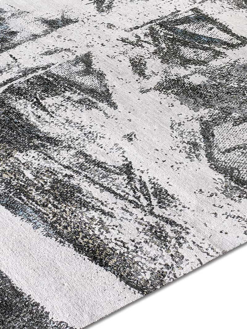 Tapis tissé main Vert Rouille