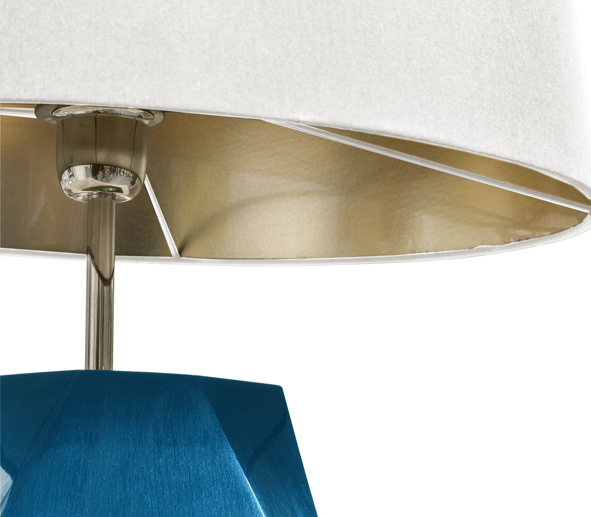 Petite Lampe de Table Bleue Essence