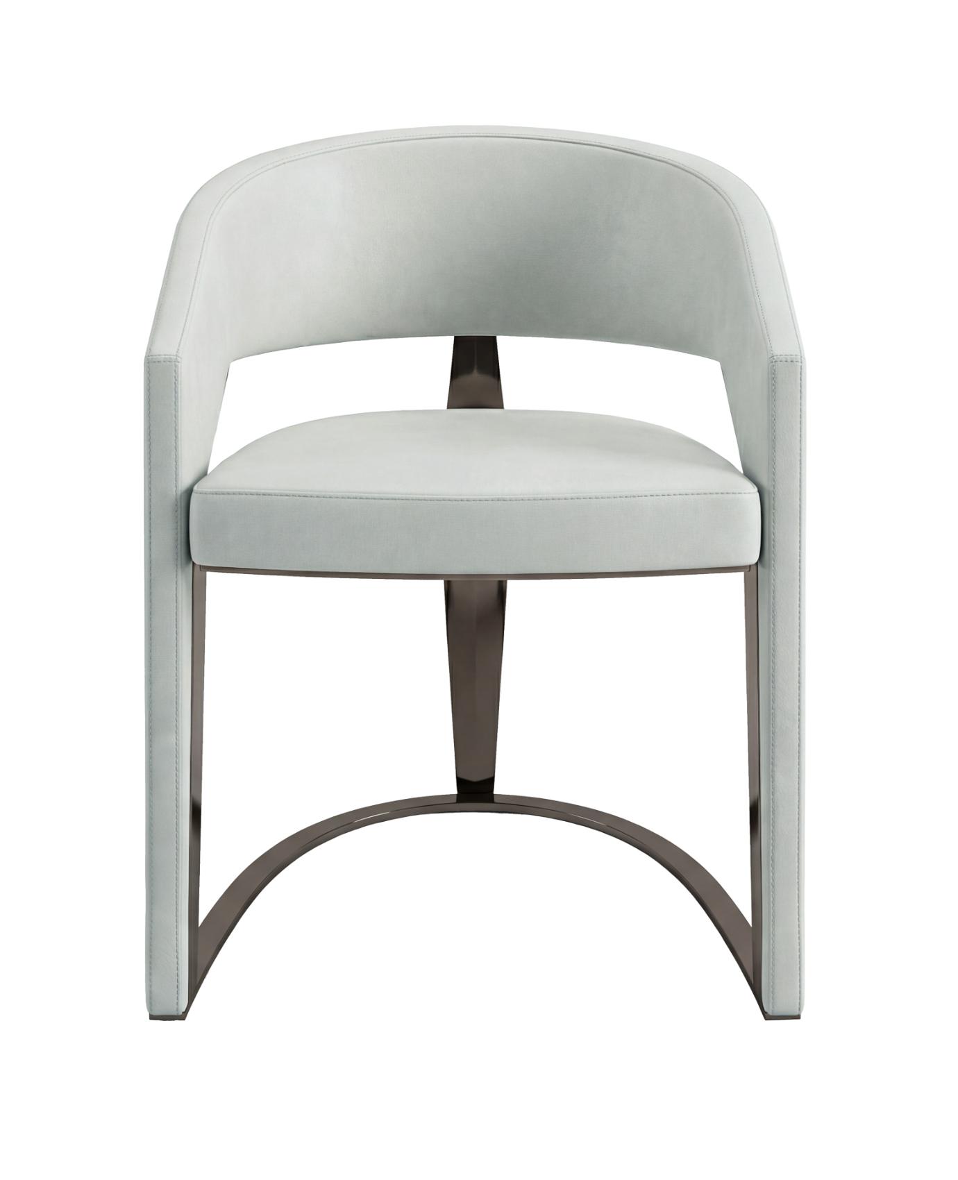 Chaise de salle à manger galbée Wally