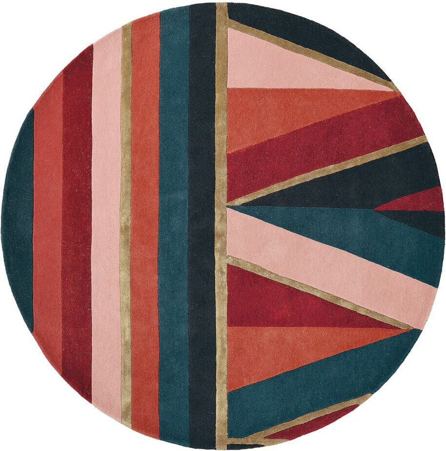 Tapis Rond Sahara Bourgogne 56105