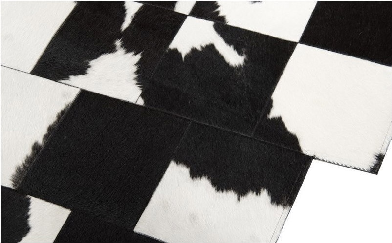 Tapis Pixel Noir & Blanc