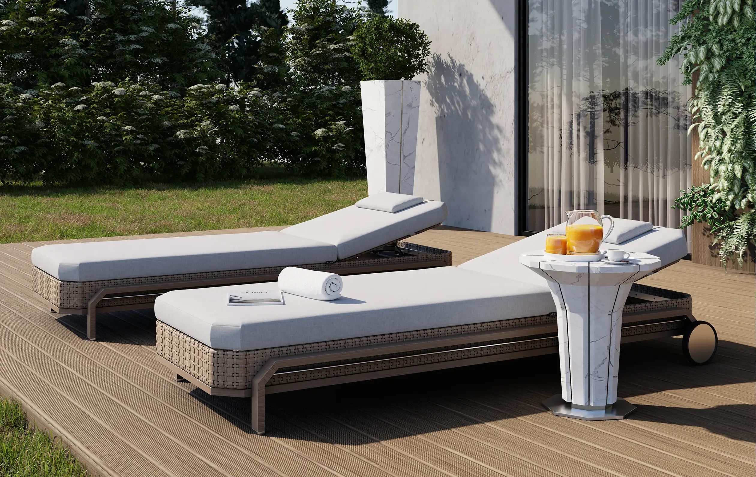 Chaise Longue En Bois Heritage - 7