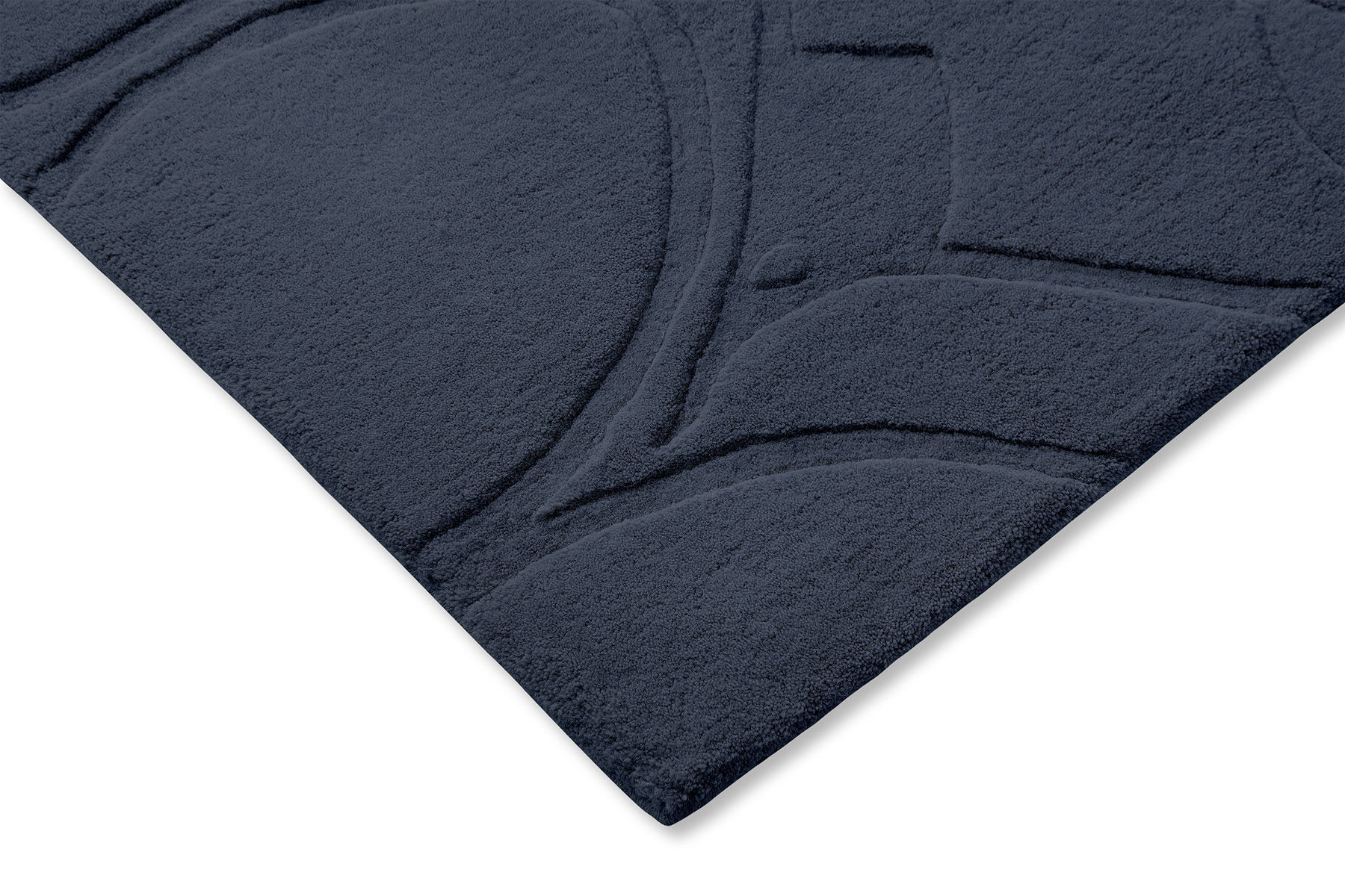 Tapis Romantic Magnolia Bleu Foncé