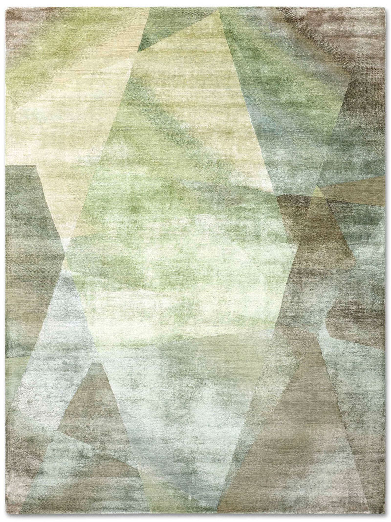 Tapis noué main de luxe Crystal