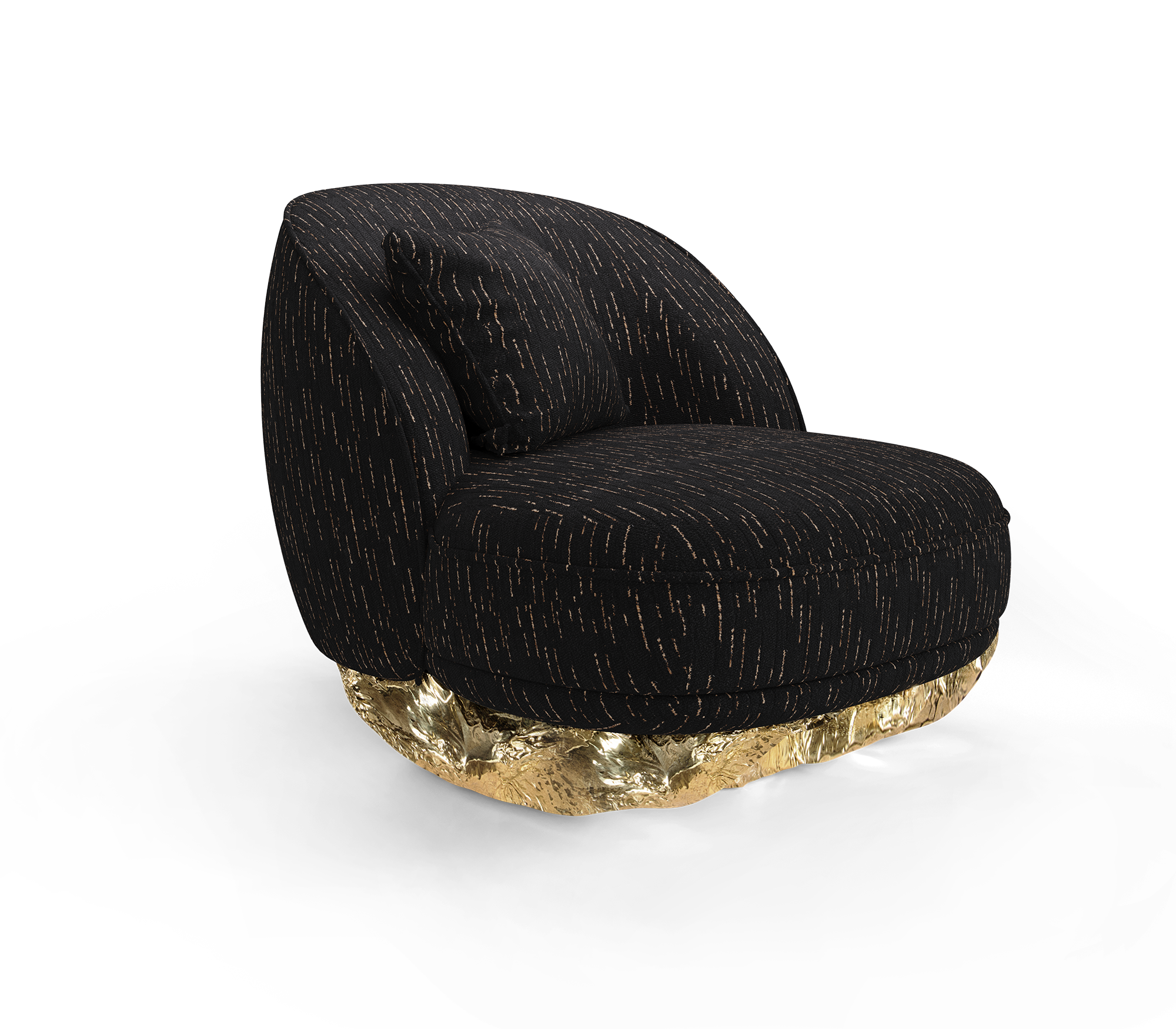 Fauteuil Angora II Noir