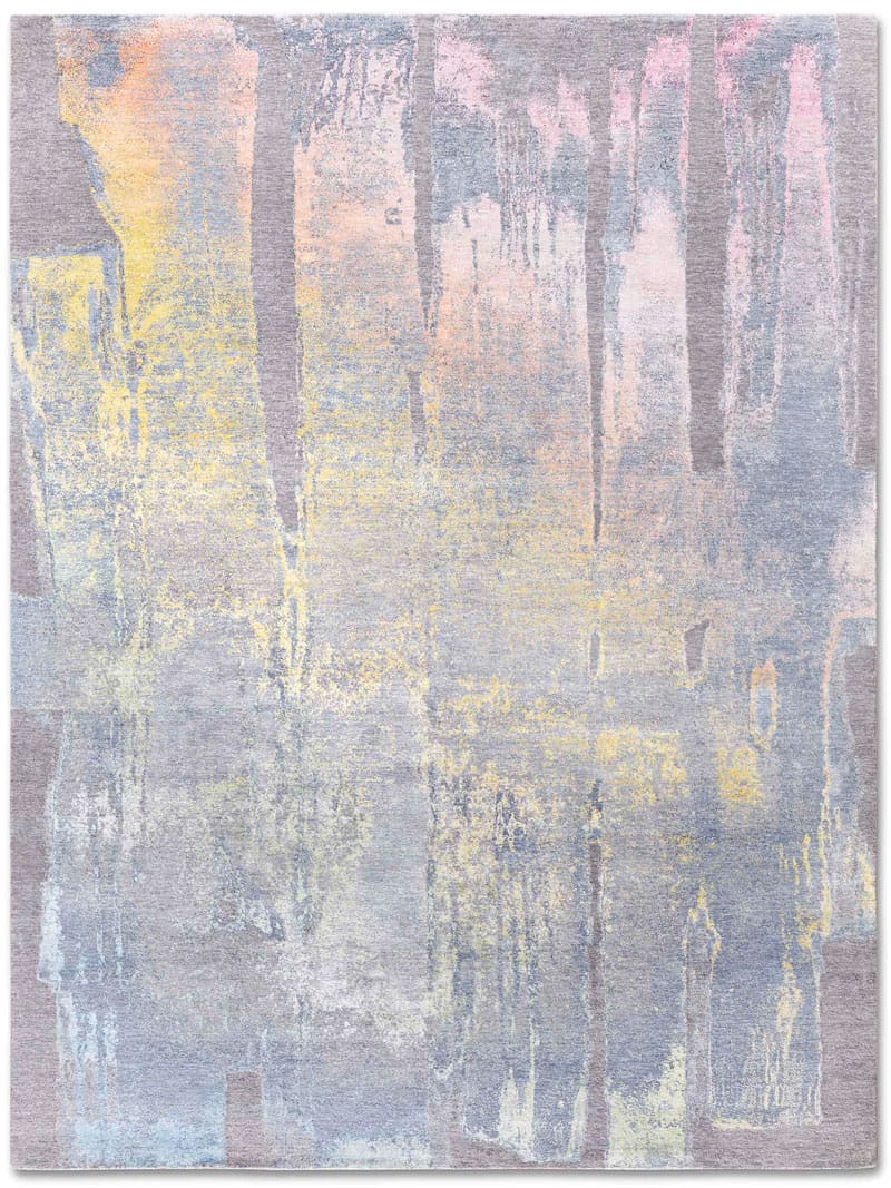 Tapis tissé main Soleil Pastel | Taille: 365 x 457 cm