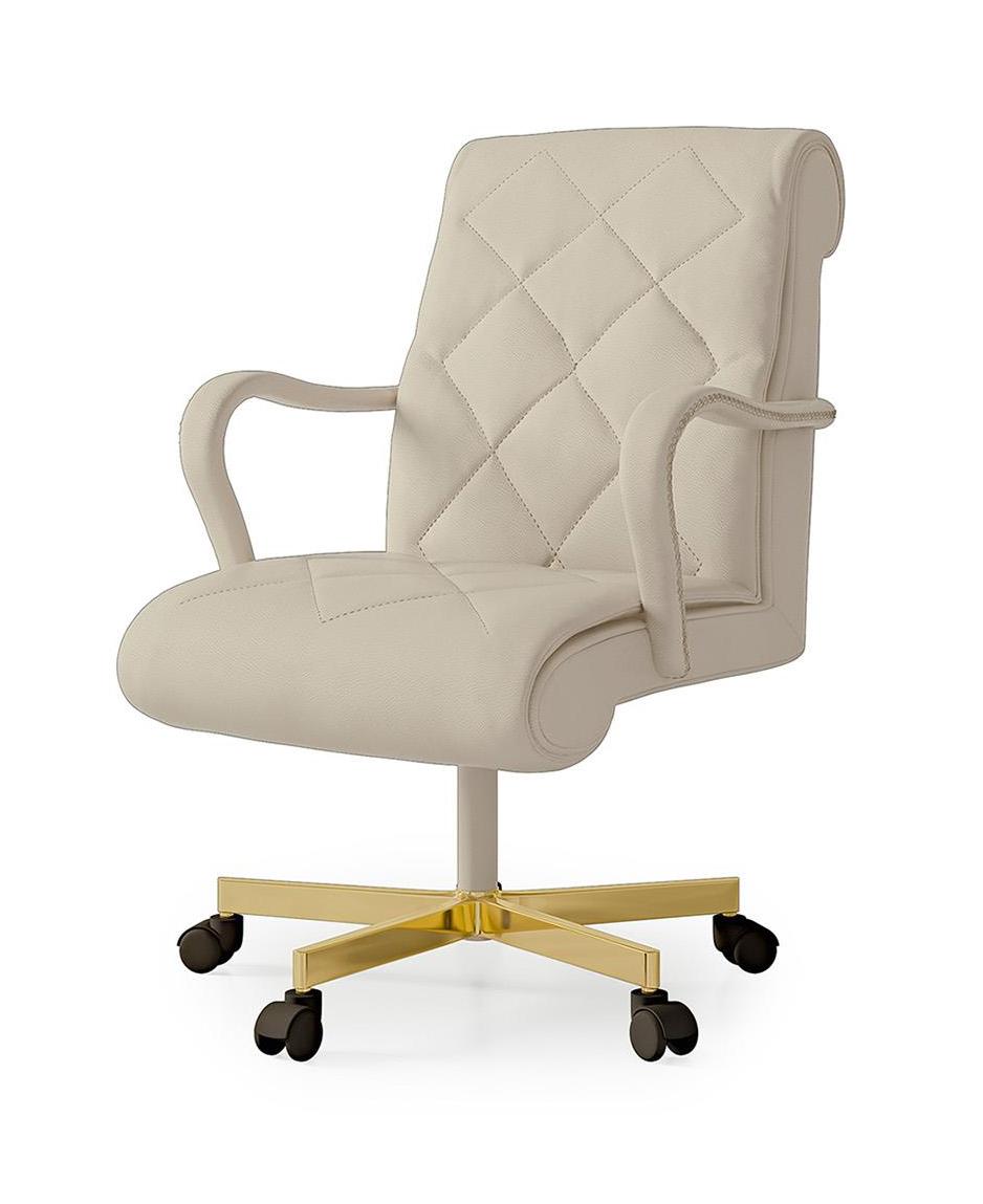 Chaise de Bureau Basse en Cuir Secret Love