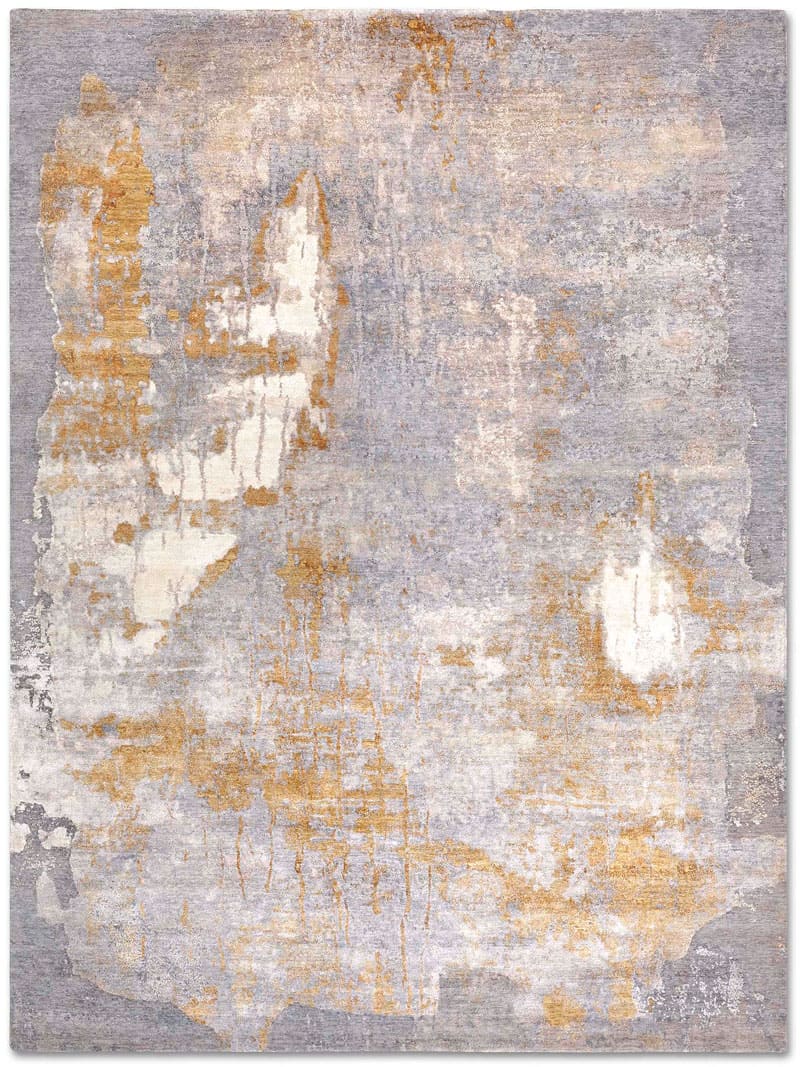 Tapis noué main de luxe Stéréo Doré