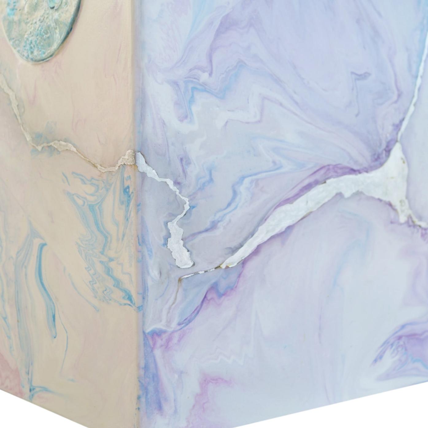 Table d'appoint Bleue et Rose