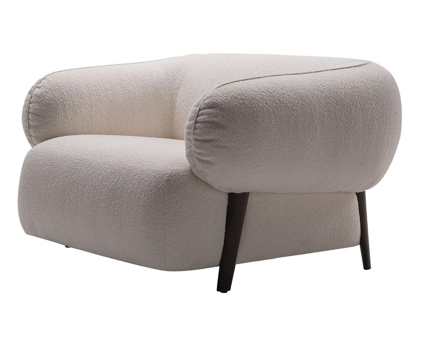 Fauteuil Carol blanc