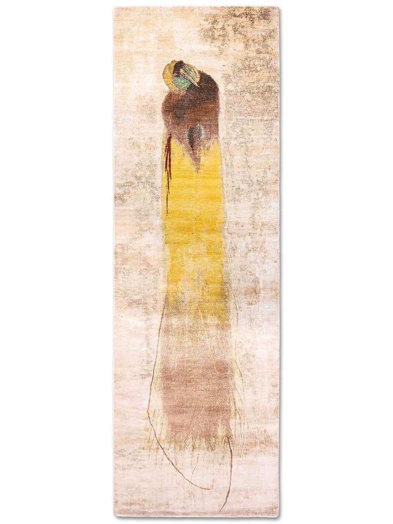 Tapis tissé main Trois Oiseaux