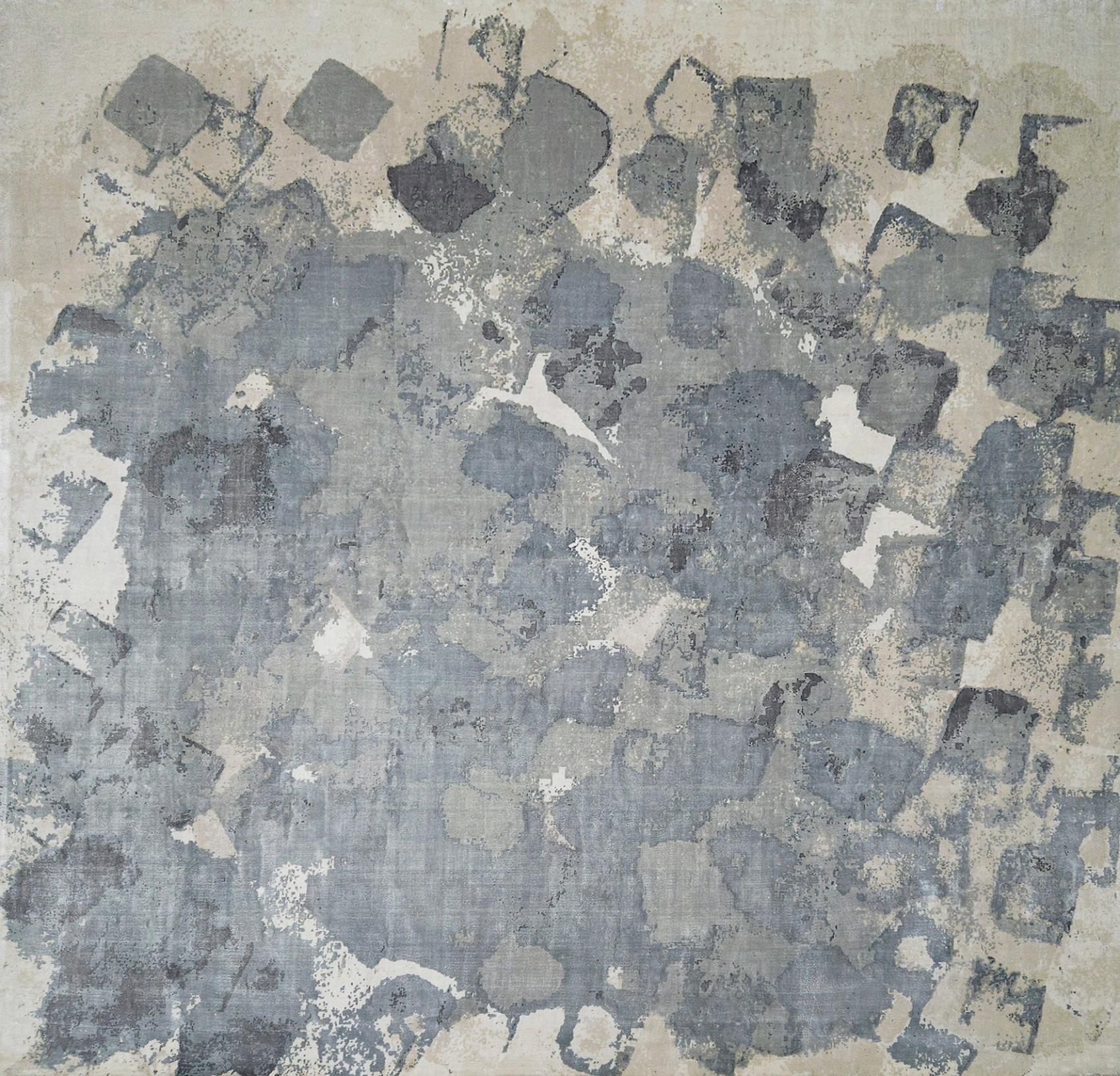 Tapis Patchwork gris astral | Taille: 300 x 300 cm