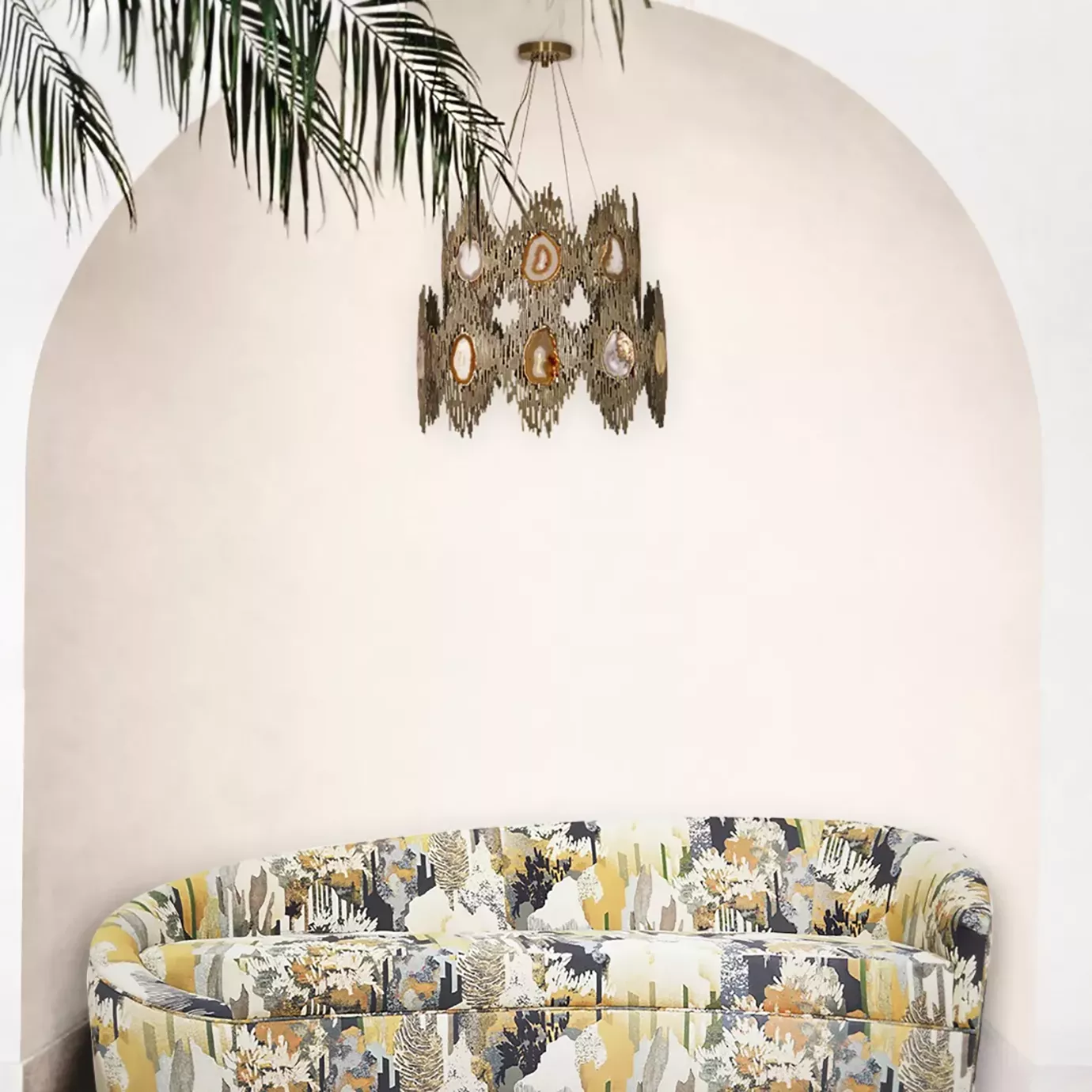 Lustre 2 anneaux Vivara
