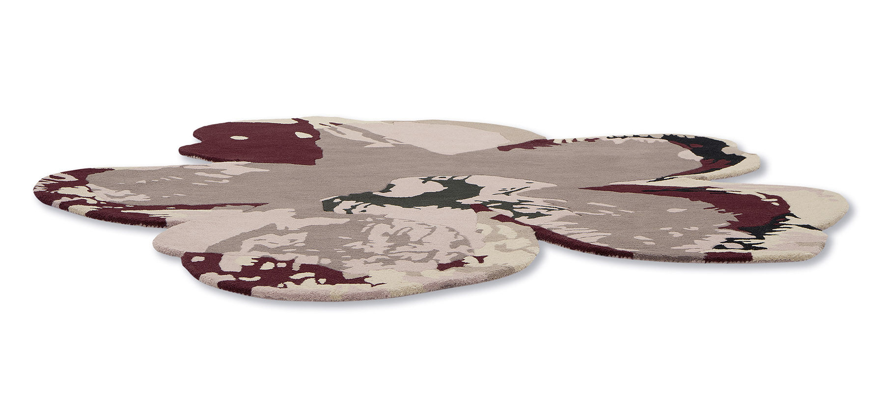 Tapis en forme Magnolia Bourgogne