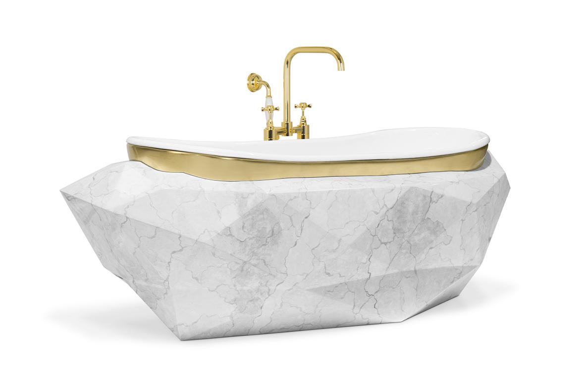 Baignoire Gemstone en Fausse Marbre