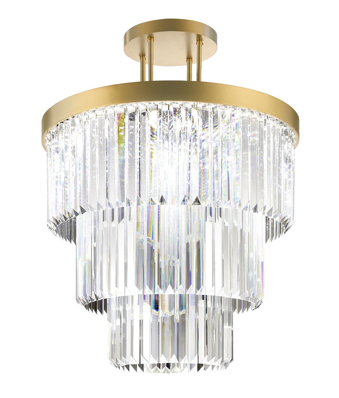 Lustre Rond en Cristal