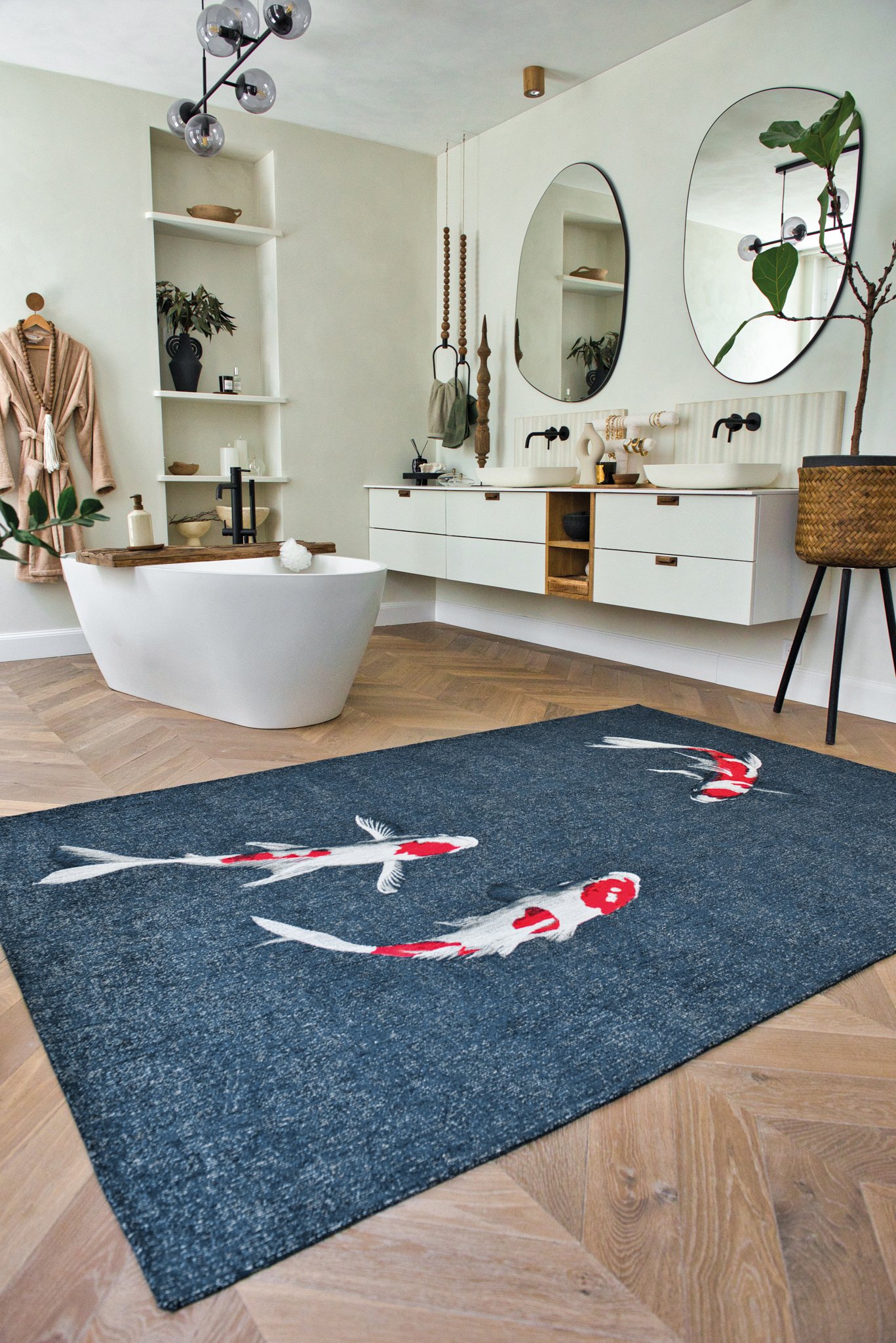 Tapis Japanese Pond 9390