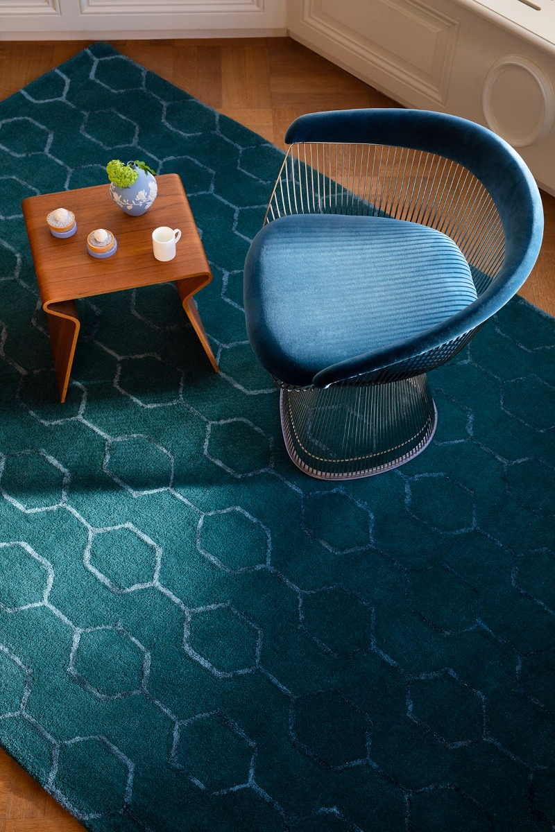 Tapis Gio Sarcelle | Taille: 200 x 280 cm