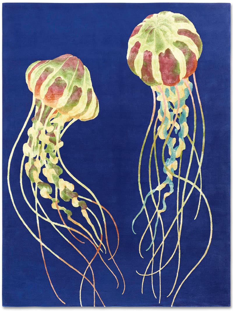 Tapis noué main Méduse | Taille: 274 x 365 cm