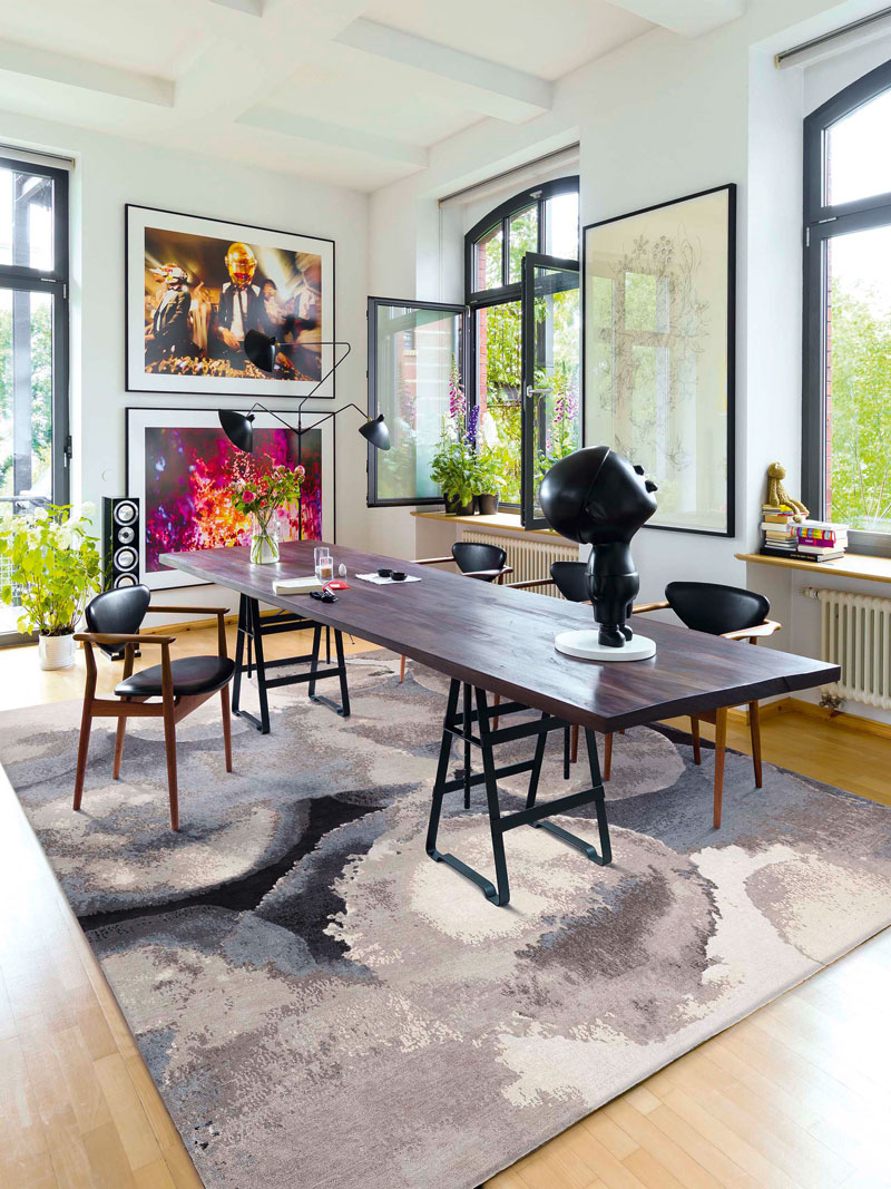 Tapis de luxe fait main Galilée | Taille: 300 x 400 cm