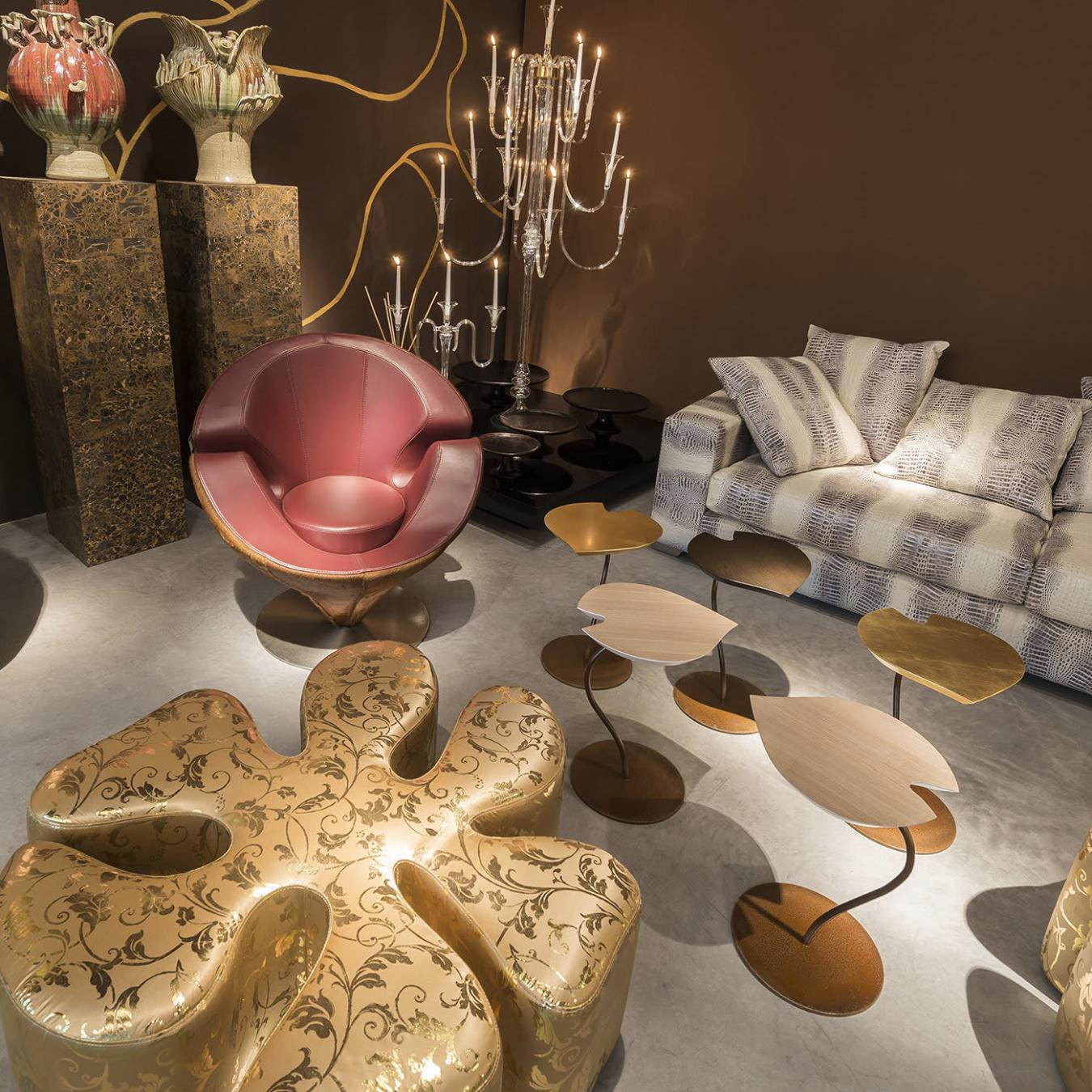 Table d'appoint Leaf Corten