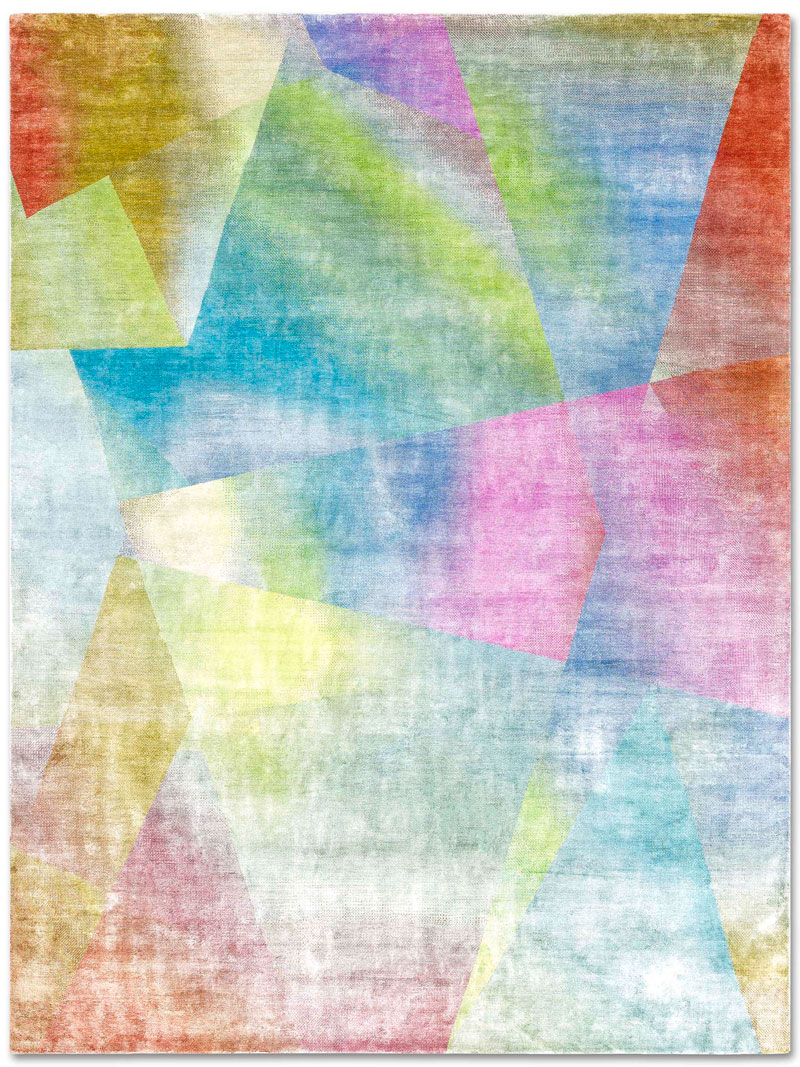 Tapis noué main de luxe Crystal